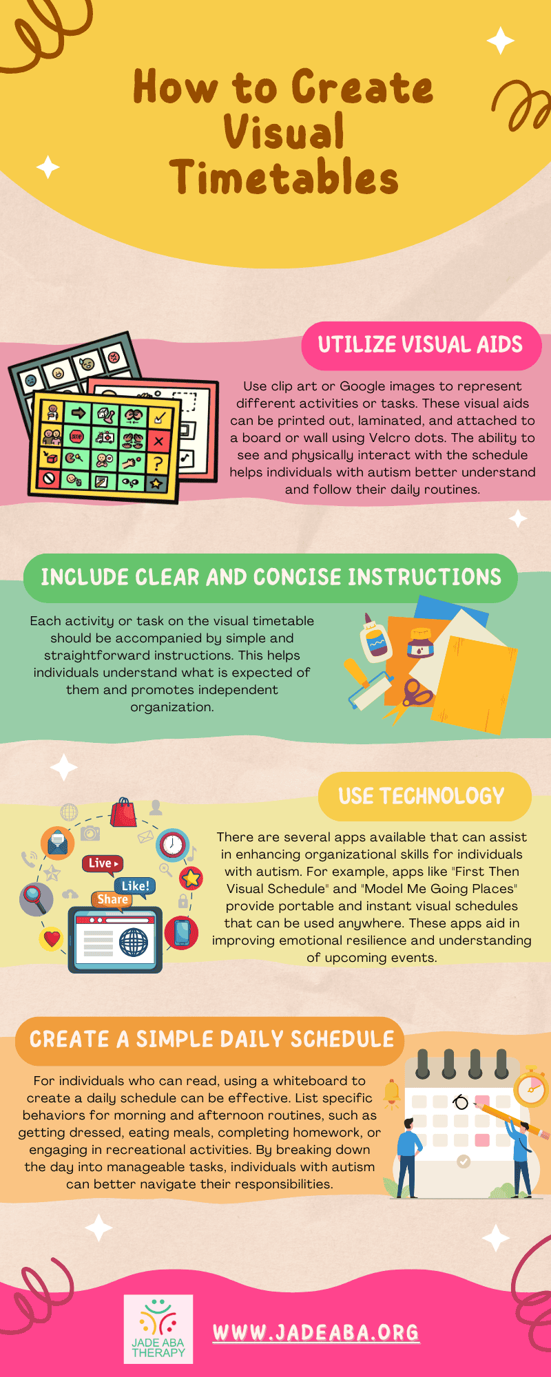 How to create Visual Time table