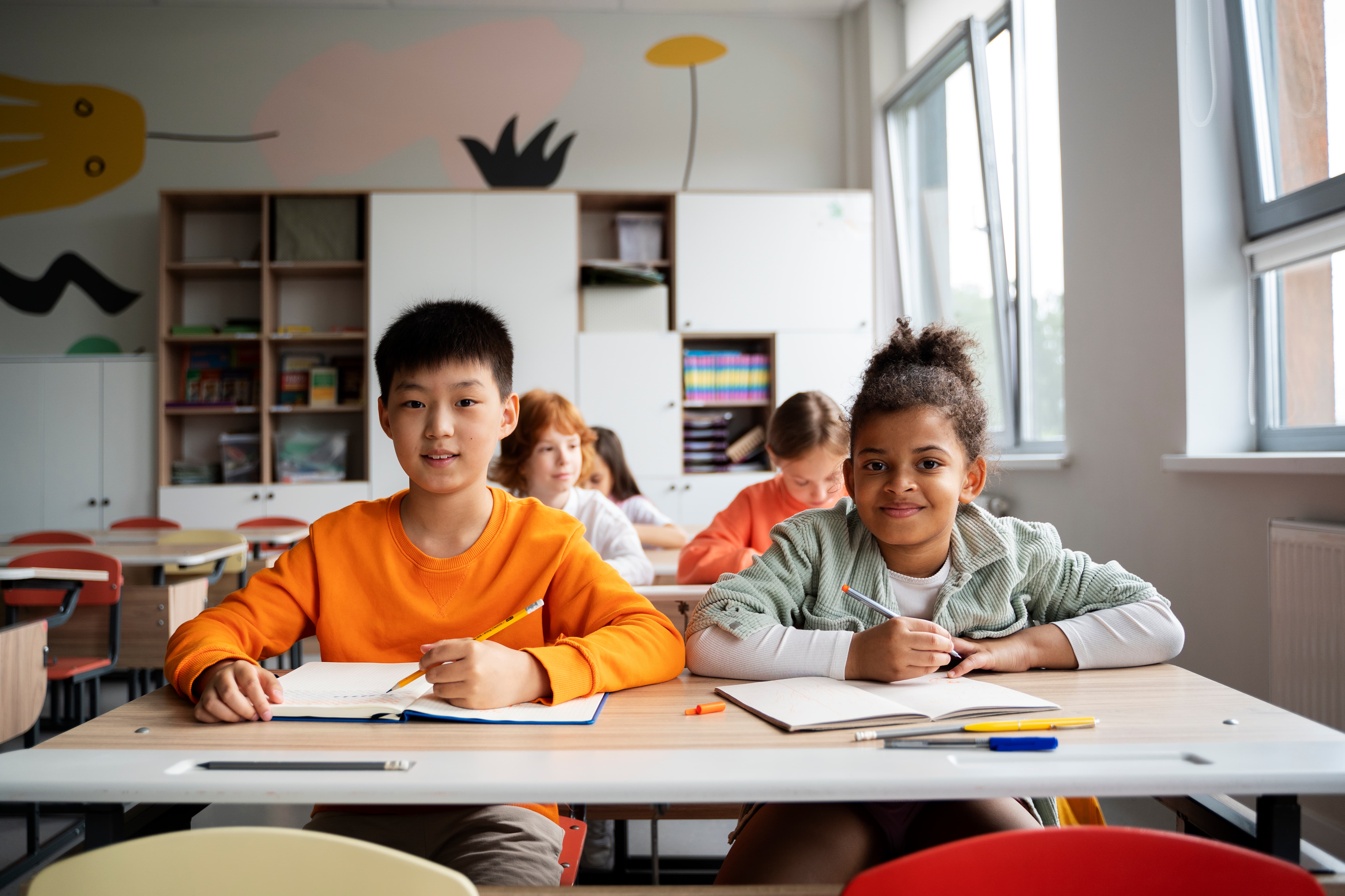 students-learning-school-their-classroom