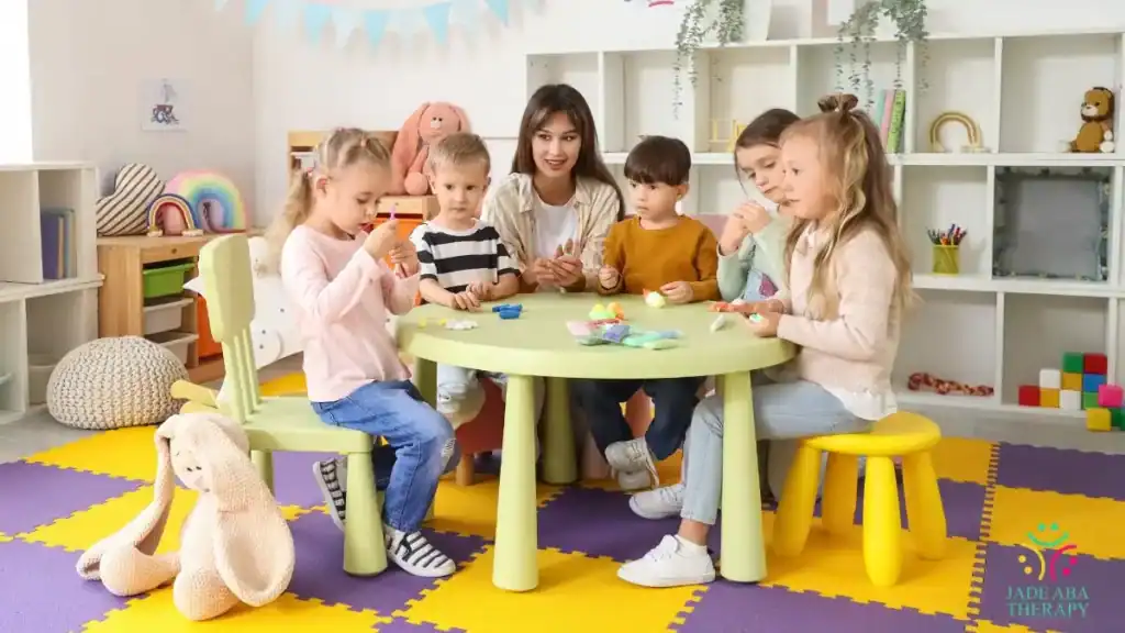 children-doing-creative-play-activity-in-preschool-classroom